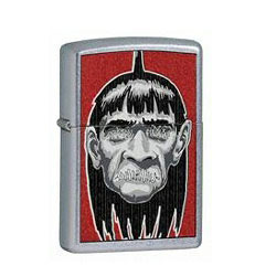 Shrunken Head Street Chrome Lighter