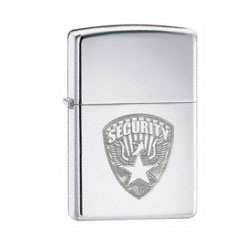 US Security High Polish Chrome Lighter